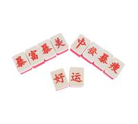 PLAFOPE 10pcs Mahjong Makeup Puff Dual-use Wet Applicators for Foundation Concealer Blusher and Powder Fun Mahjong Design for Everyday Makeup Use
