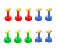 PLAFOPE 10pcs Mini Watering Nozzles for Bottles with Smooth Surface PVC Material Refillable Sprinkler Caps for Home Plant Watering and Gardening Use Random Color