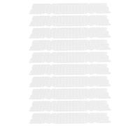 PLAFOPE 10pcs Plastic Spike Mat for Cats and Dogs, Anti-cat Thorn Deterrent with Spike Solution Prevents Digging, Suitable for Couch around Trees, Sturdy Repellent Mat for Indoor