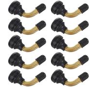 PLAFOPE 10pcs Scooter Valves Stem Atv Accessories Bent Tire Valves Stem for Moped High Precision Strong Reliability