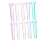 PLAFOPE 10pcs Silicone Facial Cupping Set Vacuum Suction Cups for Face and Neck Aging Wrinkle Reducing Skin Care Tool Lightweight Eye and Facial Massagers for Travel and Home Use