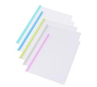 PLAFOPE 10PCS Sliding Bar File Folders Non-Slip Report Binder Paper Holder for Home School Office Document Organizer
