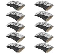 PLAFOPE 10pcs Wolf Paws Wolf Paw Nails Creative Unique Quirky Silver Lightweight Latex Boosts Performance Quality Enhances Visual Impact Cosplay Photo Shoots