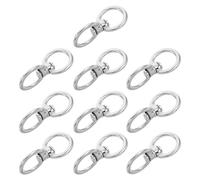 PLAFOPE 10pcs Zinc Alloy Swivel Hook for Hanging Plants and Wind Chimes, Weatherproof Dual Eye Figure 8 Design Heavy-Duty Durability and Quick Installation for Garden and Outdoor Use