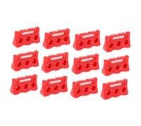 PLAFOPE 12pcs Traffic Fences Educational Road Signs for Cognitive Development Miniature Construction Playset for Preschool Learning and Sand Table Use