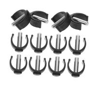PLAFOPE 12pcs Walking Cane Replacement Parts C-Clip Pin Locks for Trekking Poles Attachments for Mobility Aid and Walking Sticks