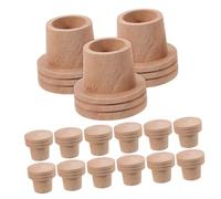 PLAFOPE 15 Pcs Moxa Stick Fire Extinguishing Tube with Storage Base for Safe Traditional Moxibustion Therapy in Massage Parlors and Wellness Clinics