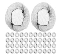 PLAFOPE 150pcs Black Invisible Hair Bun Nets Stretchy Elastic Anti-frizz Mesh Covers for Ballet Gymnastics Cosplay Theater and Daily Updos Washable Lightweight Hair Net for Women