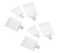 PLAFOPE 18pcs Leakproof Travel Lotion Bags with Stand-up Nozzle, Portable Refillable Cosmetic Containers in 30ml 50ml 100ml Capacity for Makeup and Toiletry Storage