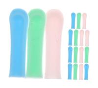 PLAFOPE 18Pcs Silicone Earwax Remover Sleeves Ear Spoon Cover Accessories for Adults and Compatible Ear Spoons Soft Wax Removal Tool