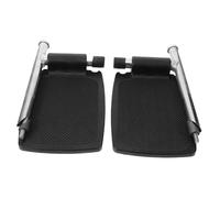PLAFOPE 1Pair Wheelchair Footrest Pad Durable Elevating Foot Plate Easy Installation for Wheelchair Models Comfortable Leg Support Accessory for Enhanced