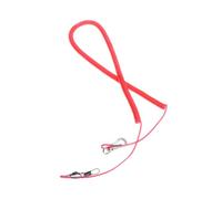 PLAFOPE 1pc Elastic Parrot Leash Meters Outdoor Training Harness Anti-bite Plastic Steel Wire for Parakeet Conure Bird Owner Walk Random Color