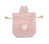 PLAFOPE 1pc Portable Silk Drawstring Bag Makeup Storage Bag Travel Cosmetic Makeup Organizer Toiletries Women Cosmetic
