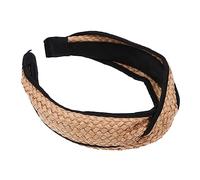 PLAFOPE 1pc Rattan Headband Elastic Hairband Simple Vacation Headband for Girl
