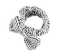 PLAFOPE 1pcs Spa Facial Headband Striped Bowknot Bamboo Fiber Keeps Hair Back without Shedding Ladies Makeup
