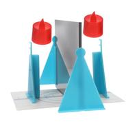 PLAFOPE 1Set Classroom Physics Optics Reflection Experiment Kit Complete Teaching Aid for Middle School Physics Components User Friendly Design for Easy Setup