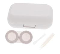 PLAFOPE 1set Cute Case with Mirror Compact Storage Box for Lightweight Travel Organizer for Daily Use Material for