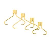 PLAFOPE 2 Pairs Metal Replacement Rollers for Face Massaging Tools Electroplated Massage Roller Accessories with Smooth Skin-Friendly Surface Easy Install Rack for Revitalizing Broken