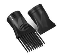 PLAFOPE 2 Pcs Hair Dryer Nozzle Attachment Professional Plastic Blow Dryer Diffuser and Comb Nozzle for Versatile Styling Damage- Easy Install High-temperature Resistant Suitable for All