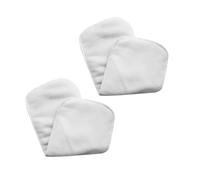 PLAFOPE 2 Pcs Washable Adult Diaper Booster Pads for Incontinence Breathable Microfiber Inserts for Men and Women Soft Skin-Friendly Overnight Pads for Elderly Care and Home Use