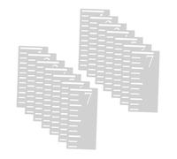 PLAFOPE 2 Sets Plastic Height Growth Chart Stencil Ruler Template for Wall Painting Feet Reusable Measuring Tool for Lightweight Scale for Longterm Growth Tracking