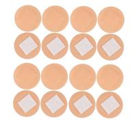 PLAFOPE 200pcs Breathable Small Round Bandages Spot Finger Sleeves Protectors Breathable Fingertip Bandages Thumb Waterproof Knuckle Large Pad Pe Beige
