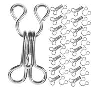 PLAFOPE 200pcs Dress Accessories Bras Hook Jeans Button Tightener Buttons for Pants Buckle Extender Thin Waist Button Sewing DIY Craft Clasps Pants Waist Shrink Clip Buckle Metal