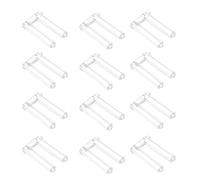 PLAFOPE 200pcs Rimless Eyeglass Frame Connectors with High Elasticity Material for Convenient Installation and Versatile Compatibility, for Eyewear Frames and Spectacles During Frequent