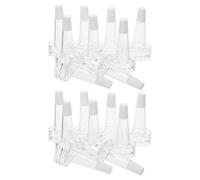 PLAFOPE 200pcs Vial Ampoule Dropper Tip for Lab Ampoule Trumpet Dropper Tip Bottle Nozzle Vial Trumpet Nozzle Transparent
