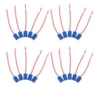 PLAFOPE 20pcs Ceramic Lamp Socket Wiring Harness Connector Plug for Car Truck Boat Headlight Fog Light High Temperature Resistant Stable Contact Enhanced Safety