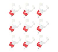 PLAFOPE 20pcs Chicken Feeders Nipples Poultry Water Drinker Automatic Detachable Abs Water Cups Practical for Chicken and Poultry Farm Use
