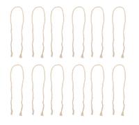 PLAFOPE 20pcs Cotton Kerosene Stove Wicks for Oil Lanterns, Khaki | Replacement for Vintage Kerosene Lanterns and Candle Burners, Cotton Build, Home or Camping Use