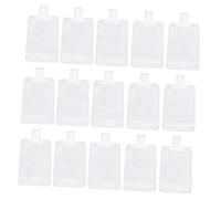 PLAFOPE 20pcs Disposable Travel Squeeze Pouch for Makeup Remover Lotion Portable Storage Pouch Suction for Hand Luggage Toiletries