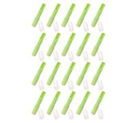 PLAFOPE 20pcs Empty Lip Gloss Tubes, Empty Lip Balm Container, 4g/0.14oz Refillable Plastic Green Tubes for DIY Cosmetic Making and Events