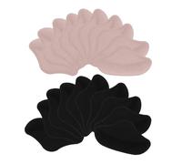 PLAFOPE 20pcs Heel Pads for Women Shoes Discreet Cushioning Inserts for High Heels and Flats Soft Foot Protectors for Long Walks Hiking and All-Day Comfort