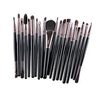 PLAFOPE 20pcs Makeup Brush Collection Foundation Powder Eyebrow Makeup Kit Easy Application