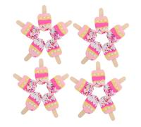 PLAFOPE 20pcs Mini Ice Cream Polymer Clay Cabochons Kawaii Sweet Treats Charms for DIY Scrapbooking Phone Case Decoration Hairpin Accessories Versatile Craft Supplies