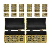 PLAFOPE 20pcs Mini Pirate Treasure Chest Models Plastic Small Treasure Boxes for Party Favors Desktop Aquarium Decor Fantasy and Hunt Themes