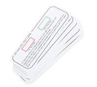 PLAFOPE 20Pcs Small UV Test Cards for Accurate Uva Uvc Detection, Light Wavelength Indicator Stickers for Indoor and Professional Use, Compact 2.5X7Cm Testing Meter