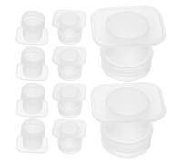 PLAFOPE 20pcs Water Feeder Cups for Beekeeping Kit Lightweight Hive Drinking Bowls with Fine Mesh Precise Nutrient Dispenser for Apiary Feeding Opening Weather-resistant Equipment