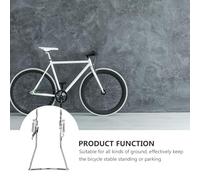 PLAFOPE 24-Inch Double Leg Bike Foot Stand with Rear Support Frame, Parking Bracket for Bicycle Stability, Suitable for Bike Storage and Outdoor Use