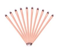PLAFOPE 24pcs Cosmetic Eye Brush Kit Double-ended Makeup Brushes Handle Long Handle Powder for Travel