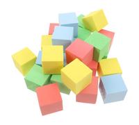 PLAFOPE 24pcs Foam Counting Cubes Soft Rainbow Math Counters for Blocks for Preschool Learning Craft Activities and Math Manipulation