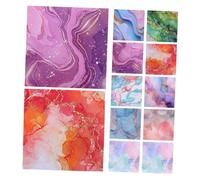 PLAFOPE 24pcs Marble Pattern Scrapbook Paper Pack Double-Sided Vintage Decorative Paper for Card Making and Journaling Easy to Carry for DIY Craft Projects