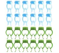 PLAFOPE 24pcs Nasal Clips for Nosebleeds Stopper, Professional Nose Stop Clips for Breathing Training, Made of Pom and Eva, Fits Nose Comfortably, for Outdoor Use and Travel