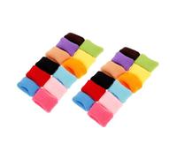PLAFOPE 24pcs Thickened Candy Color Seamless Workout Sports Headbands Ultra-soft Towel Sweatbands for Women and Teens Flexible Athletic Hairbands for Running and Exercise