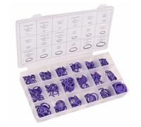 PLAFOPE 270pcs Nitrile Rubber Seal Ring Assortment Kit with 18 Sizes for Car Repair and Industrial Equipment, Featuring Abrasion Resistance and Easy Installation for Air Conditioner