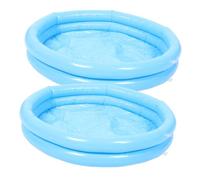PLAFOPE 2pairs Portable Inflatable Footbath Spa Foot Soak Tub Pedicure Foot Spa Quick Inflation Pump for Home Travel Random Color