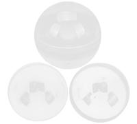 PLAFOPE 2Pcs 12Cm Fillable Plastic Easter Egg Balls, Empty Egg-Shaped Boxes for Easter Party Decor and Holiday Candy Holders