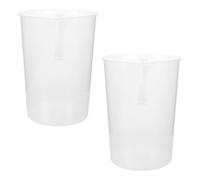 PLAFOPE 2pcs 5000ml Heavy-Duty Plastic Measuring Cups with Dual-Sided Scale Markings, Heat-Resistant Liquid Measuring Jugs for Kitchen Cooking and Outdoor Camping